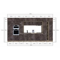Bucatarie ZONE 460 FRONT PAL K002 / decor 4299